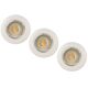 Spot Built-in Round LED 3xGU10/5W dimm 3000K Ø8,1cm