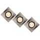 Spot Built-in Square LED 3xGU10/5W 3000K 8/8/10.5