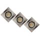 Spot Built-in Square LED 3xGU10/5W 3000K 8/8/10.5