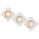 Spot Built-in Square LED 3xGU10/5W 3000K 8/8/10.5