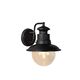 FIGO wall light  IP44 E27 L24 W21 H27cm Black