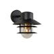 ZICO Wall light IP44 1x E27 - Black