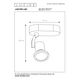 JASTER LED Spot GU10/5W incl 350LM Black