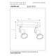 JASTER LED Spot 2xGU10/5W incl 350LM White
