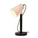 BRYTON Lampe de table E14/25W Black Porcelaine/woo