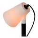 BRYTON Lampe de table E14/25W Black Porcelaine/woo
