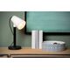 BRYTON Lampe de table E14/25W Black Porcelaine/woo