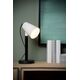 BRYTON Lampe de table E14/25W Black Porcelaine/woo