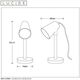 BRYTON Lampe de table E14/25W Black Porcelaine/woo