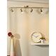 CARO-LED Spot Bow 4xGU10/5W Satin Nickel