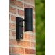 ARNE-LED Wall Light +IR 2xGU10/5W Black