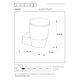 NINKE Wall Light IP54 GU10/5W excl Ø10.5cm H16cm