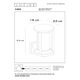 CADIX Outdoor Ceiling light E27/max 15W led Black