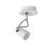 SAMBA Spot LED GU10 5W incl 3000K D10 H15cm Whit