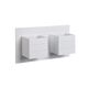 BOK 69B Wall light 2xG9/40W excl. White