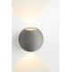 AYO Wall Light LED 2x3W IP54 Grey