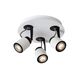 DICA LED Ceilinglight 3xGU10/5W 320LM 3000K White