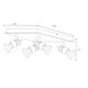 TWINNY LED Spot 4xGU10/5W  White