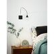 BUDDY Wall Light LED 3W flex L54 (8x8x2,5cm) Black