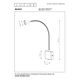 BUDDY Wall Light LED 3W flex L54 (8x8x2,5cm) Black
