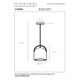 COPAIN Pendant E27 Concreet H26cm Taupe