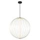 CARBONY Pendant Ø 60cm Int LED 10W/3000K Brass