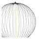 CARBONY Pendant Ø 60cm Int LED 10W/2700K Black