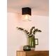 RIXT Ceiling light E27/40W 10x10cm H18cm Black/Gol