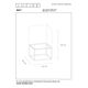 RIXT Ceiling light E27/40W 10x10cm H18cm Black/Gol