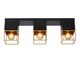 RIXT Ceiling light 3xE27/40W Black/Gold