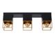 RIXT Ceiling light 3xE27/40W Black/Gold