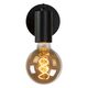 LEANNE Wall Light E27/60W Black