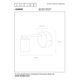 LEANNE Wall Light E27/60W Black