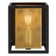 SANSA Wall light 1xE27/40W Black/Gold