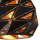MALUNGA Pendant E27 Ø25cm Black/Gold