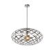 WOLFRAM Pendant  E27 Ø 65cm Satin Chrome
