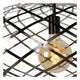 WOLFRAM Pendant  E27 Ø 65cm Satin Chrome