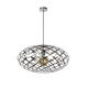 WOLFRAM Pendant  E27 Ø 65cm Satin Chrome