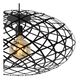 WOLFRAM Pendant  E27 Ø 65cm Black