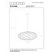 WOLFRAM Pendant  E27 Ø 65cm Black