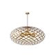 WOLFRAM Pendant 3x E27 Ø 99cm Sandy Gold