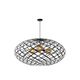 WOLFRAM Pendant 3x E27 Ø 99cm Black