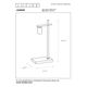 LEANNE Table Lamp E27/40W Black