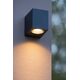 ZORA-LED Wall Light GU10/5W L9 W6.5 H8cm Black