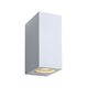 ZORA-LED Wall Light 2xGU10/5W L9 W6.5 H15cm White