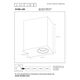 ZORA-LED Wall Light 2xGU10/5W L9 W6.5 H15cm White