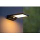 BASIC Wall Light + Sensor IP44 11/19/3cm Black