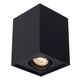 TUBE Spot GU10 built upSquare 9.6/9.6/12.5cm Black