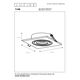 TUBE Spot Square D9.2cm GU10 excl Alu