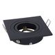 TUBERecessed Downlight Square Ø9.2cm Black